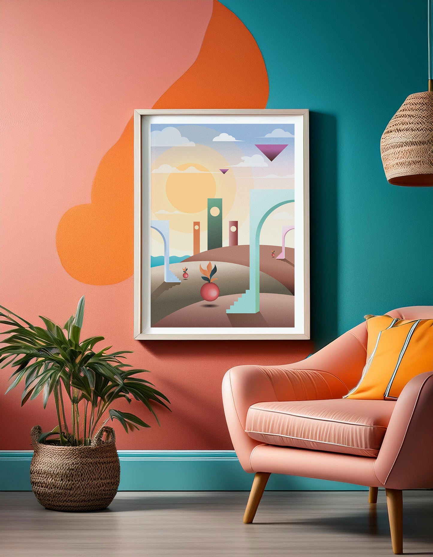 Tranquility Surreal Art Poster