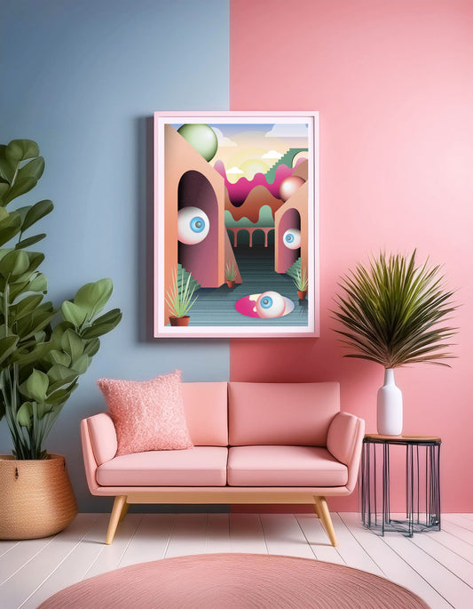 The Eye Surreal Art Print