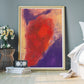 Amore Abstract Fine Art in a contemporary bedroom