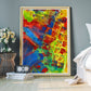 Rezzo Acrylic Abstract Art in a modern room