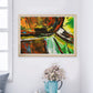 Aliencraft Surreal Abstract Print in a bedroom
