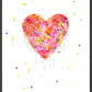 Enlightened Heart Watercolour Fine Art in a frame