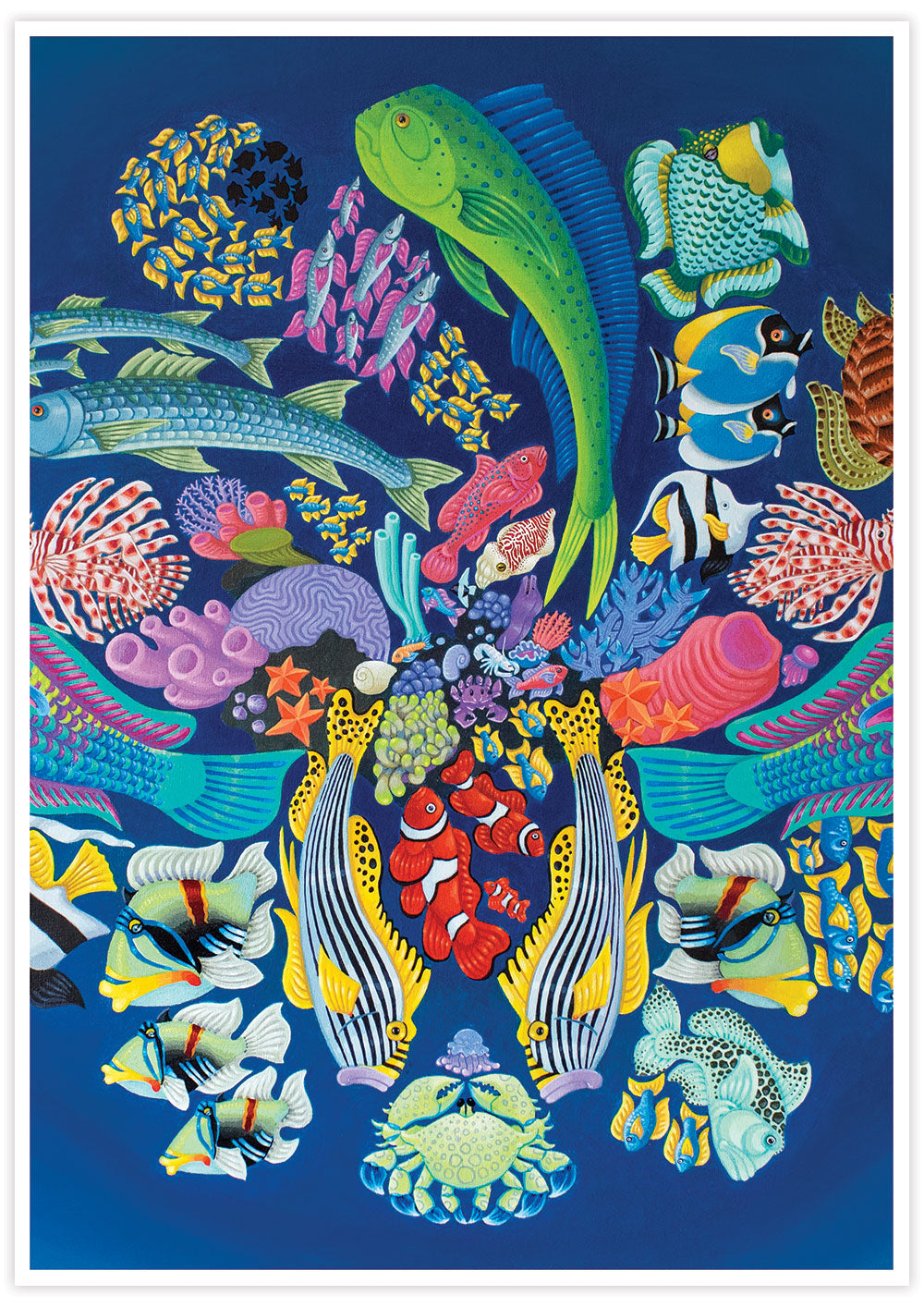 Fishanocci Sea-Life Art Print no frame