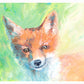 Foxy Lady Quirky Painting Print