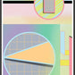Geometric Zoetrope Retro Geometric Art in a frame