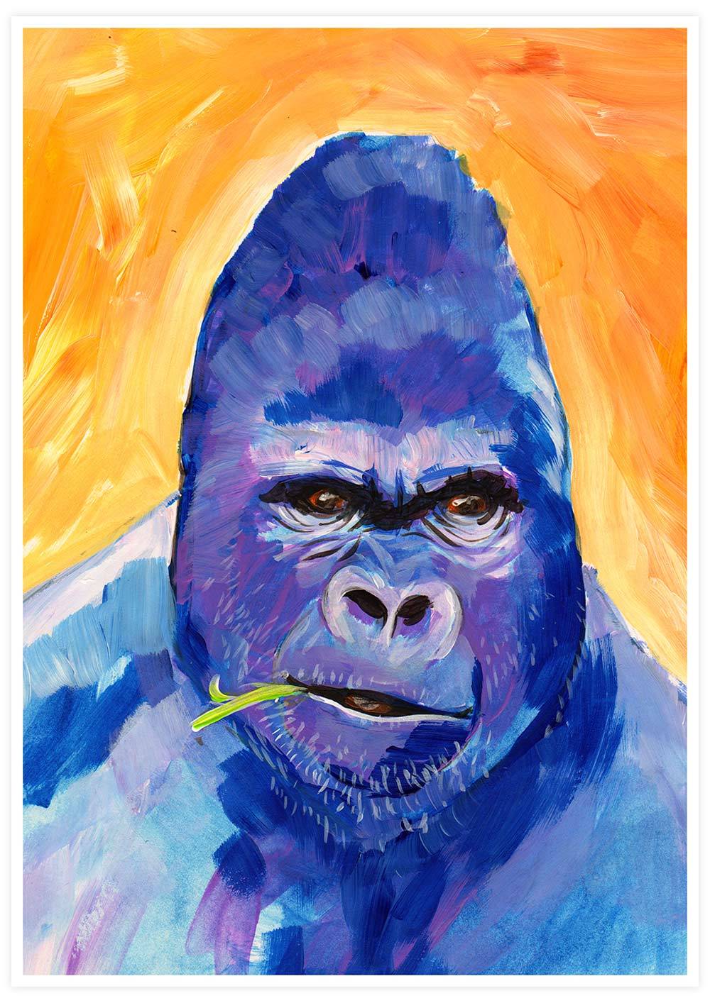 Gorilla Animal Portrait
