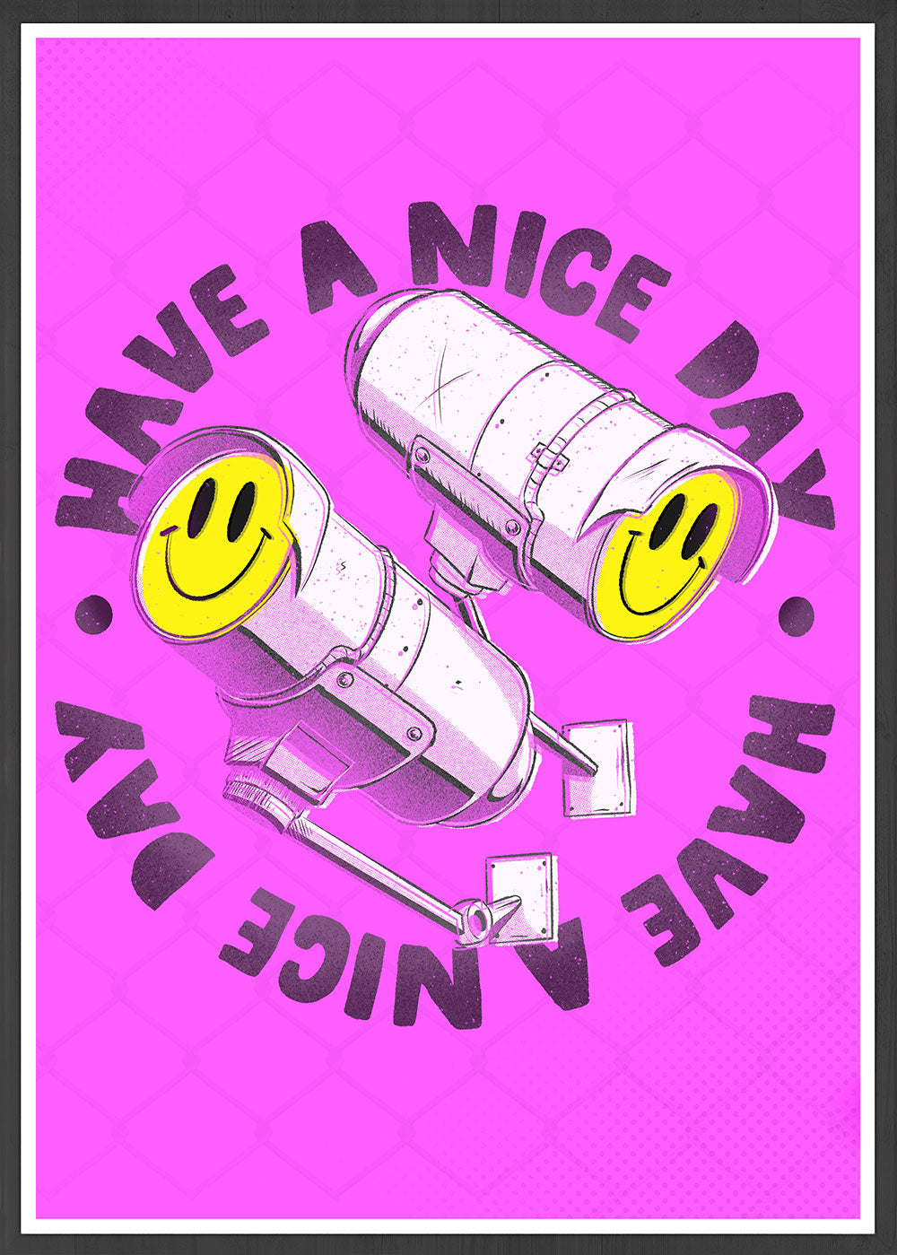 Have a Nice Day Grafitti Style Print
