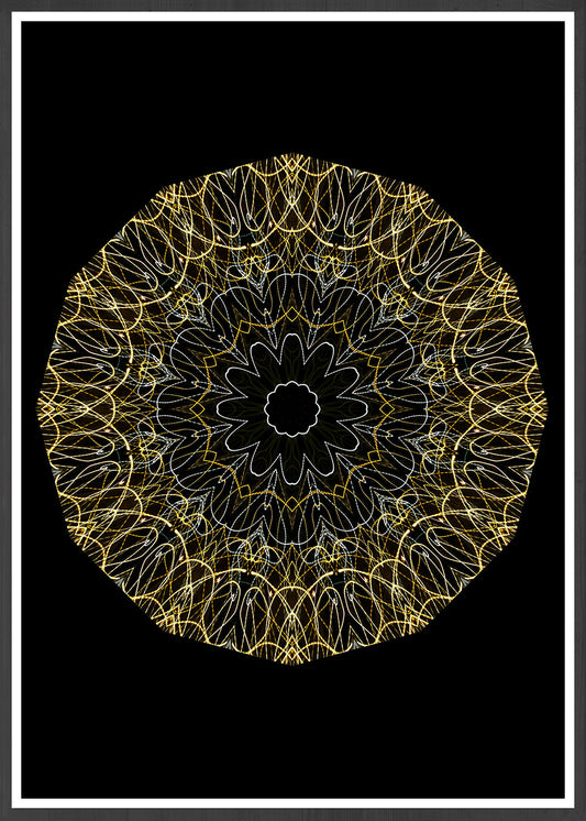 Lazarus Mandala Pattern Print