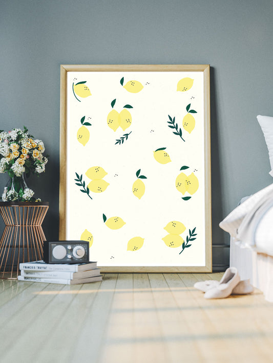 Limao Lemon Pattern Print