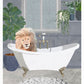 Lion in a Bath Art Print by Sarah Manovski