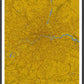 London City Map Mustard