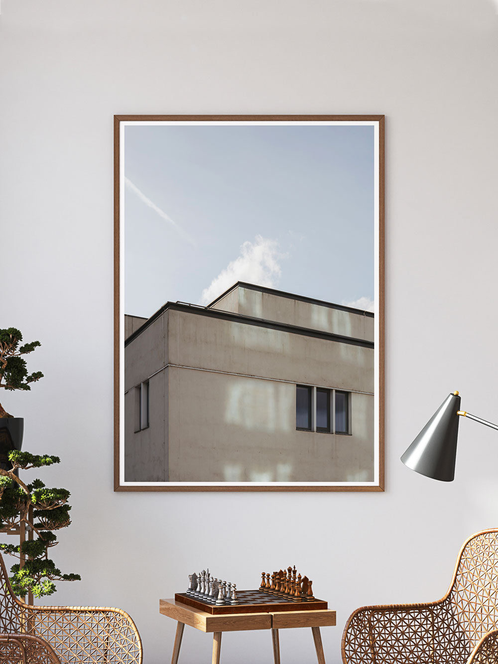 New Islington Manchester Print In a Traditional Room