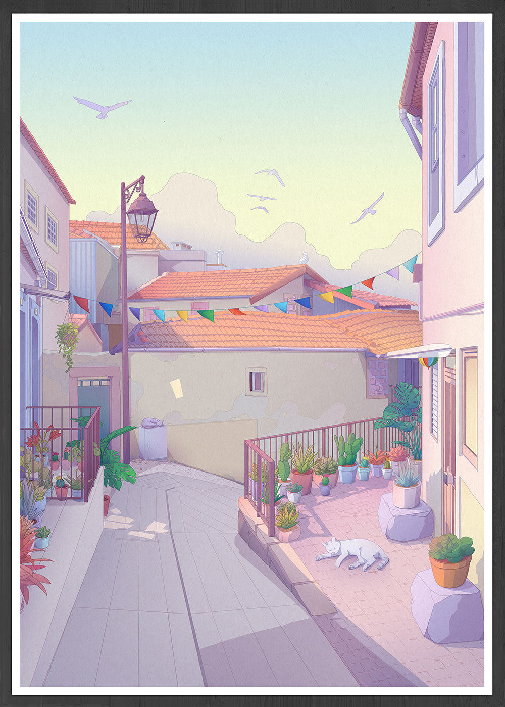 Porto Alley 2 Illustration Print