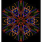 Sacred Heart Mandala Print not in a frame