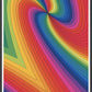 Spectrum Art Print Pattern in frame