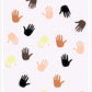 Together Hands Print Illustration not in a frame