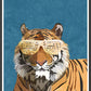 Trendy Tiger Art Print