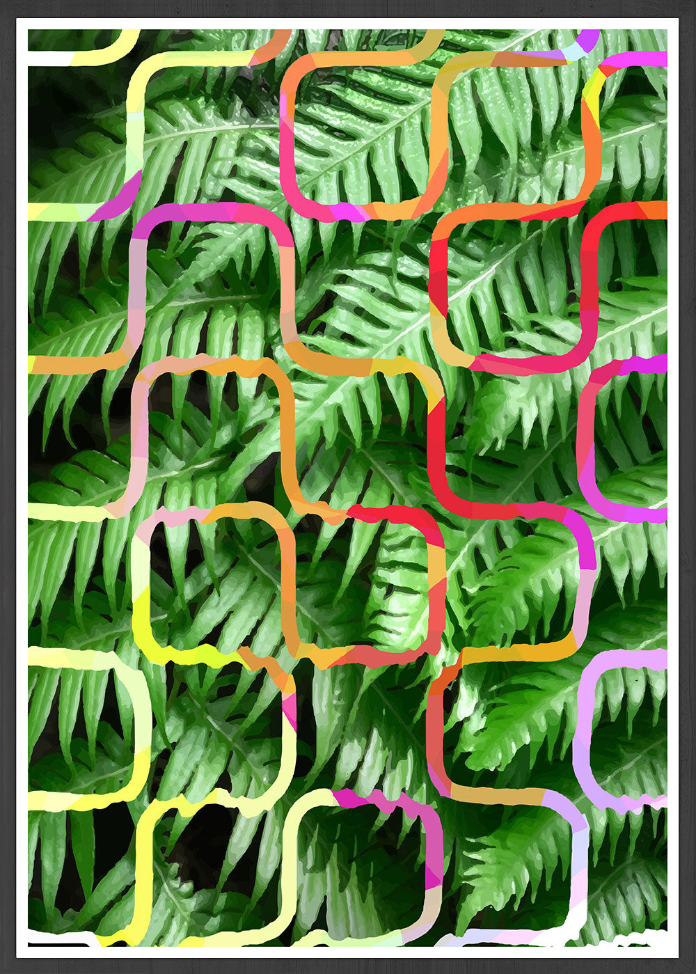 Tropicalia 4 Tropical Leaf Art Print