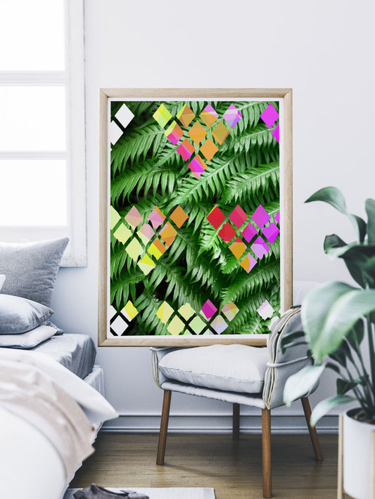 Tropicalia 9 Palm Leaf Art Print