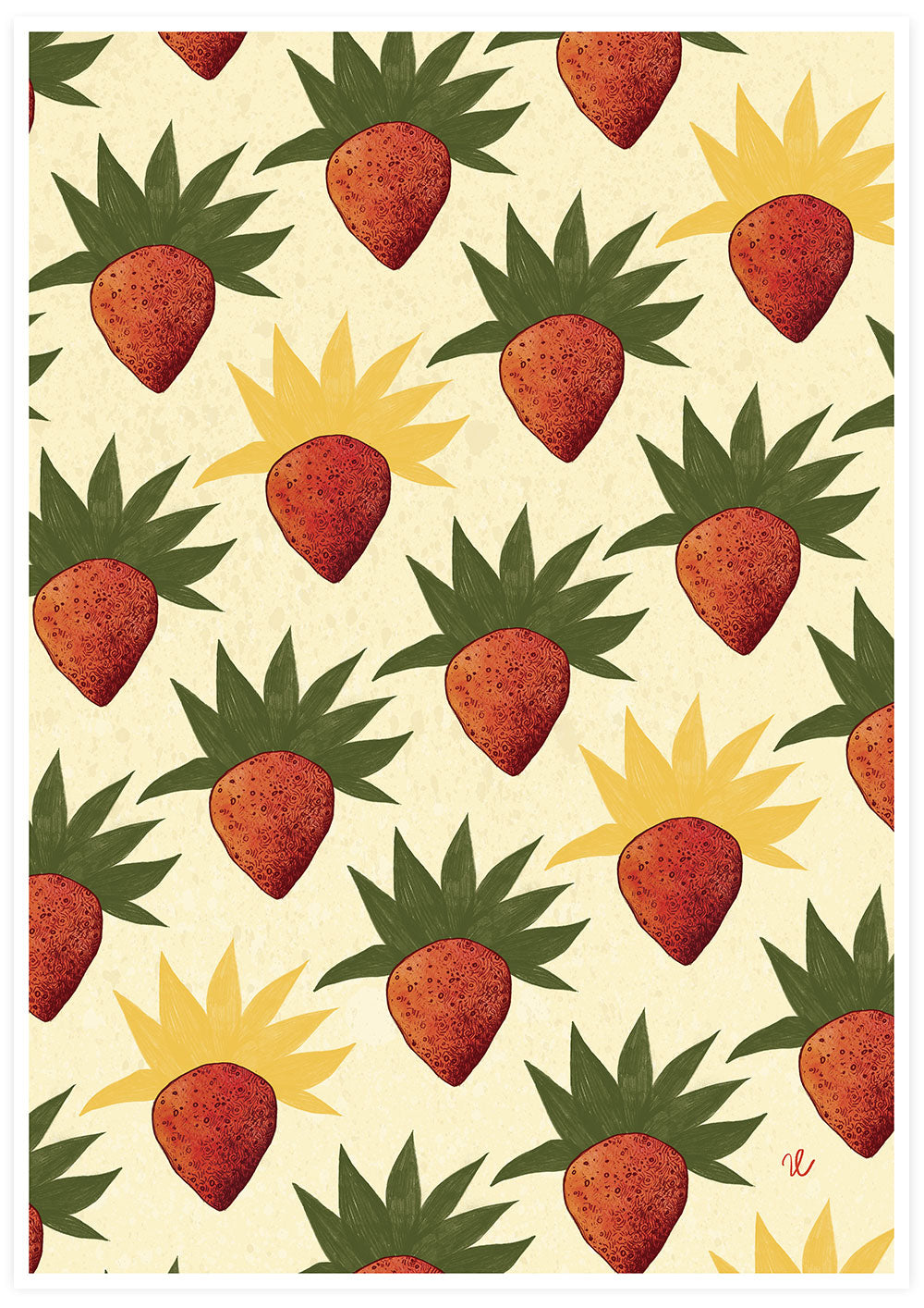 Wild Strawberries Art Print