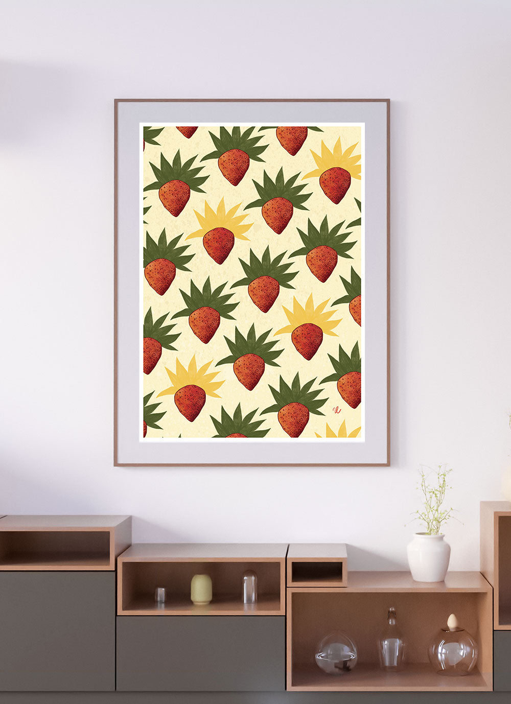 Wild Strawberries Poster Print