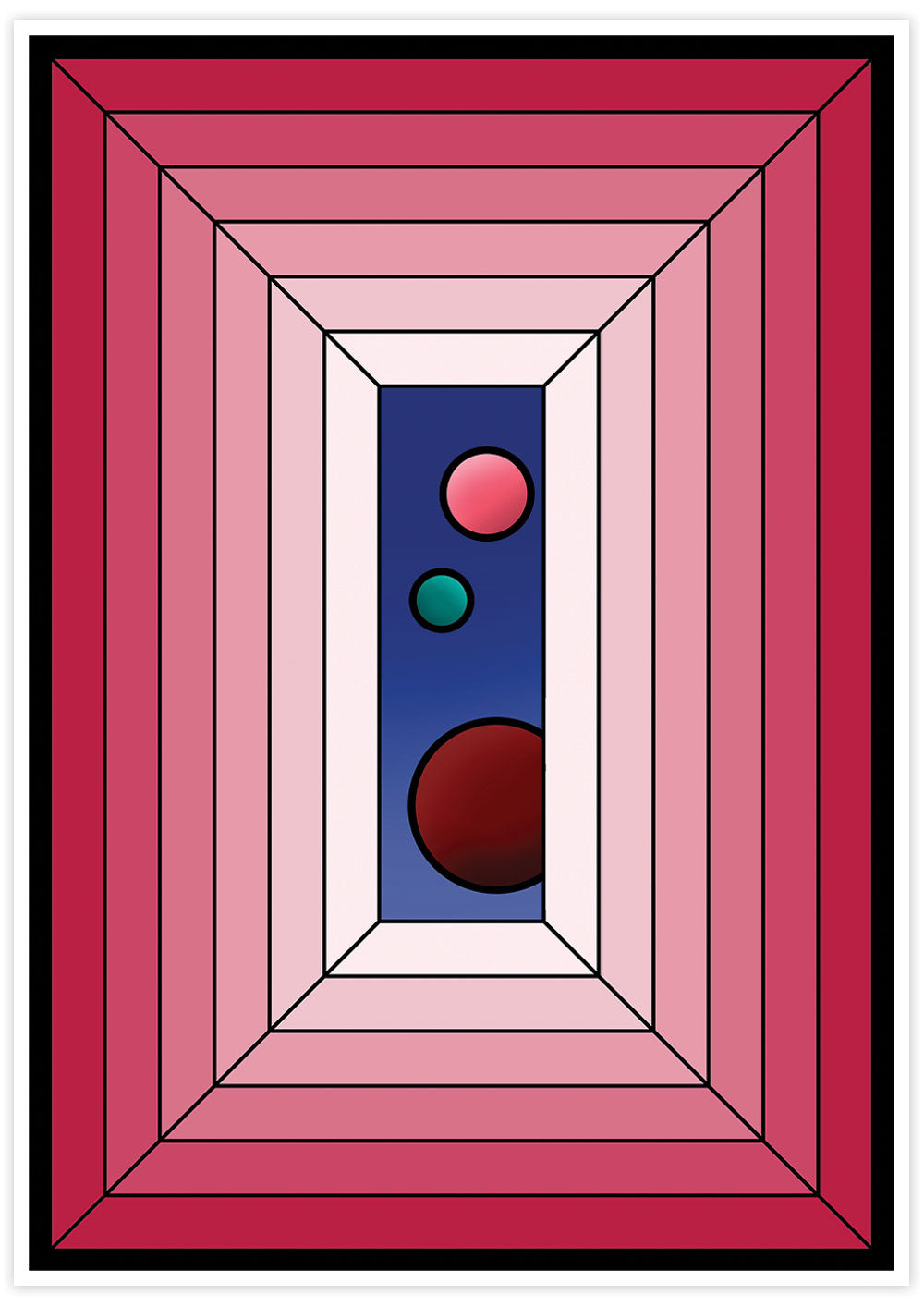 The Window Abstract Surreal Art not in a frame